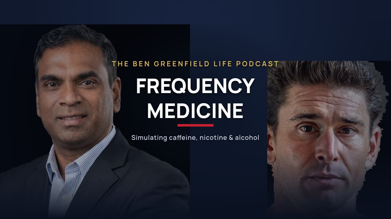 Dr. Albert and podcast host Ben Greenfield in split portraits on a dark title card.